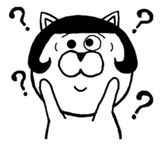 Bob hair cat sticker #9105735