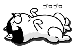 Bob hair cat sticker #9105742