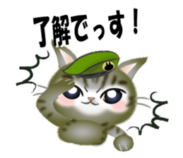 The cat happy every day. sticker #9106108