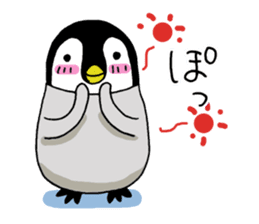 Convenient penguin sticker #9106529