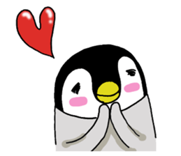 Convenient penguin sticker #9106530