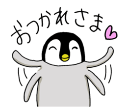 Convenient penguin sticker #9106532