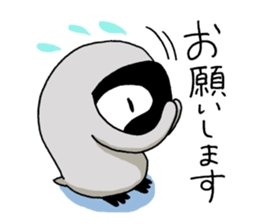 Convenient penguin sticker #9106542
