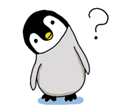 Convenient penguin sticker #9106545
