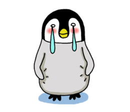 Convenient penguin sticker #9106550