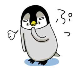 Convenient penguin sticker #9106552