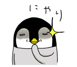 Convenient penguin sticker #9106553