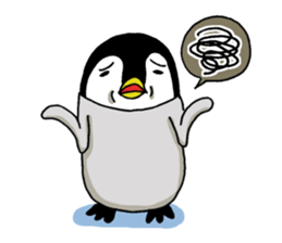 Convenient penguin sticker #9106554