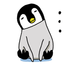 Convenient penguin sticker #9106555