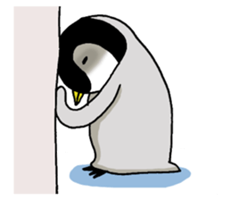 Convenient penguin sticker #9106556