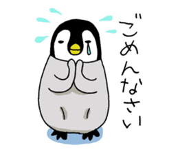 Convenient penguin sticker #9106561