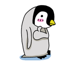 Convenient penguin sticker #9106563