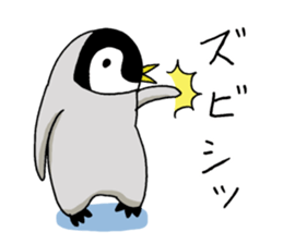 Convenient penguin sticker #9106565