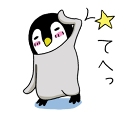 Convenient penguin sticker #9106566