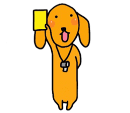 The dog of healing "HANA" PART9 sticker #9106838