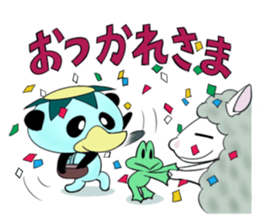 kappanda's christmas and new year sticker #9107196