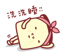 Funny Life of Toast Family sticker #9107227