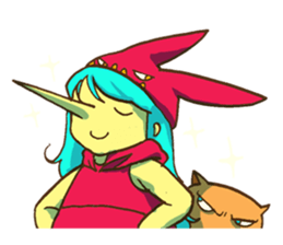 Super Little Girl Ta! sticker #9107457