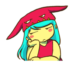 Super Little Girl Ta! sticker #9107462