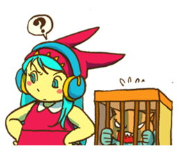 Super Little Girl Ta! sticker #9107467