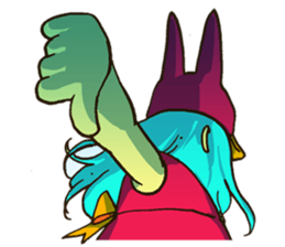 Super Little Girl Ta! sticker #9107482