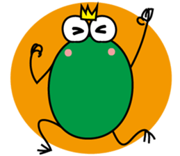 frog prince sticker 2 sticker #9107569