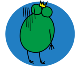 frog prince sticker 2 sticker #9107572