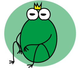 frog prince sticker 2 sticker #9107573