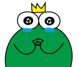 frog prince sticker 2 sticker #9107592