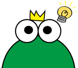 frog prince sticker 2 sticker #9107594