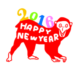 EtoSticker[monkey]2016 sticker #9107728