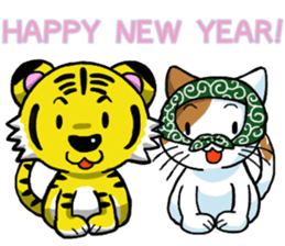 Theft Cat NEW YEAR sticker #9108013