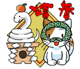 Theft Cat NEW YEAR sticker #9108019