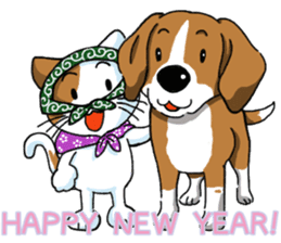 Theft Cat NEW YEAR sticker #9108029