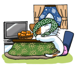 Theft Cat NEW YEAR sticker #9108045