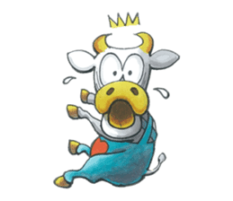 Love cow sticker #9108475