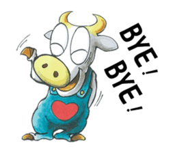 Love cow sticker #9108487