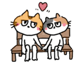 Negligent Cats winter ver. sticker #9108503