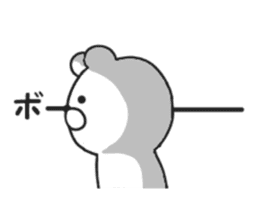 Bear profile sticker #9108652
