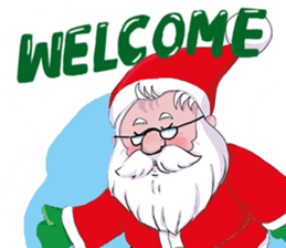 Santa in a day sticker #9108929