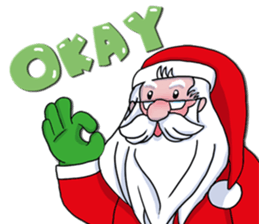 Santa in a day sticker #9108930
