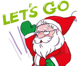 Santa in a day sticker #9108931