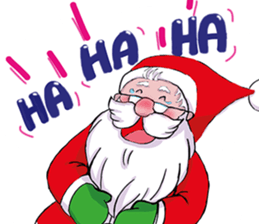 Santa in a day sticker #9108936