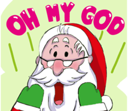 Santa in a day sticker #9108937