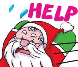 Santa in a day sticker #9108939