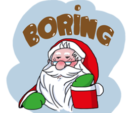 Santa in a day sticker #9108951