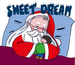 Santa in a day sticker #9108954