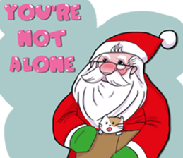 Santa in a day sticker #9108958