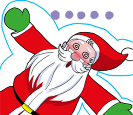 Santa in a day sticker #9108967