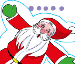 Santa in a day sticker #9108967